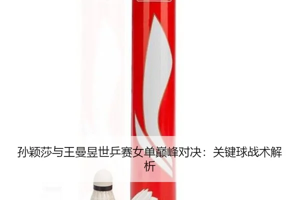 孙颖莎与王曼昱世乒赛女单巅峰对决:关键球战术解析